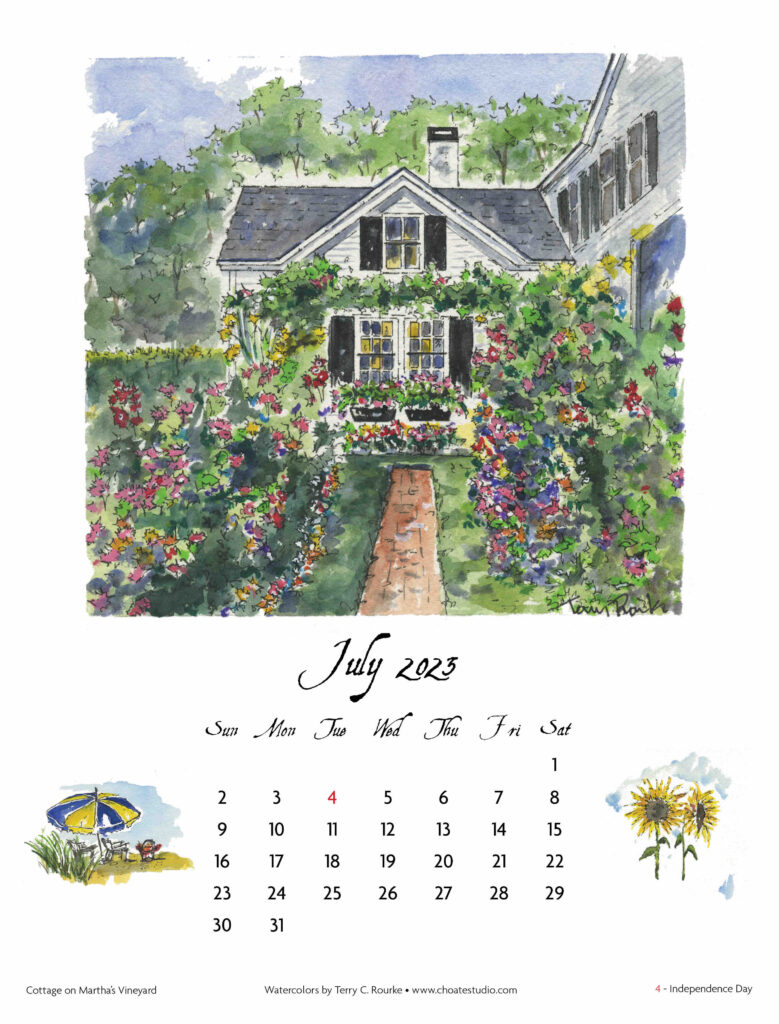 2023 Calendar Choate Studio