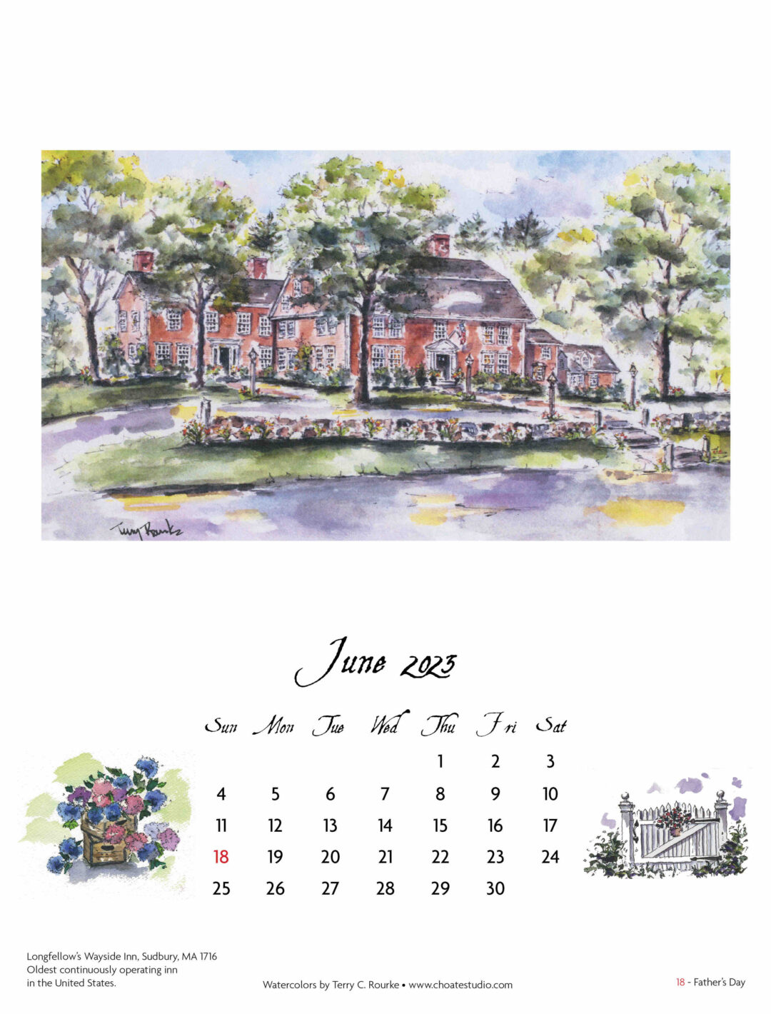 2023 Calendar Choate Studio